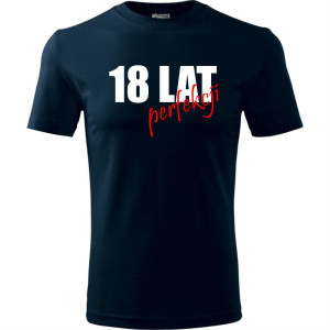 Męska koszulka - 18 lat perfekcji