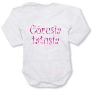 Dziecięce body z dł. rękawem - córusia tatusia