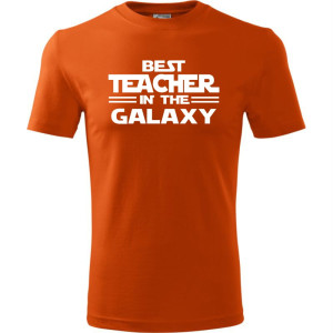 Męska koszulka - Best teacher ever in the galaxy