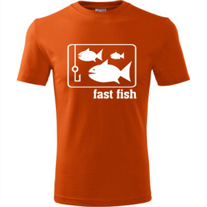 Męska koszulka dla Wędkarza - Fast fish