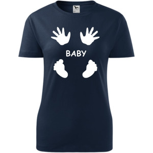 Damska koszulka taliowana - Baby