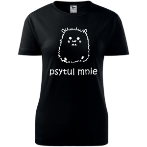 Damska koszulka taliowana - Psytul mnie
