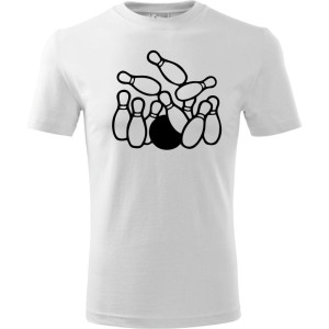 Męska koszulka - Kręgle 16 bowling