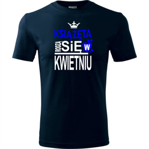 Dziecięca koszulka - Książęta rodzą się w kwietniu