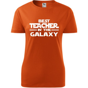 Damska koszulka - best teacher in the galaxy