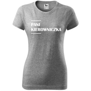 Damska koszulka taliowana - Pani kierowniczka
