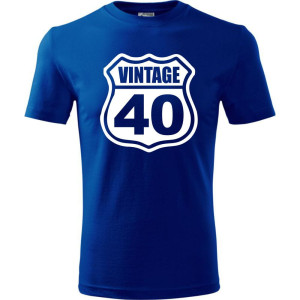 Męska koszulka - Vintage 40