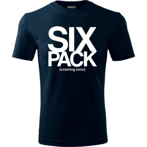 Męska koszulka Sportowa - Six pack