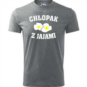 Męska koszulka - Chłopak z jajami
