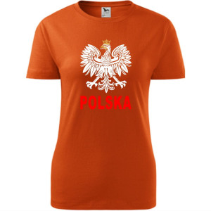 Damska koszulka taliowana - Polska 03