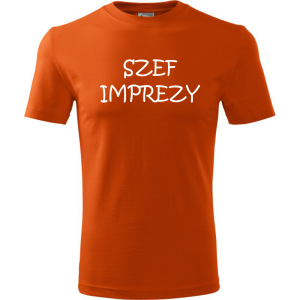 Męska koszulka - Szef imprezy