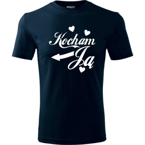 męska koszulka - kocham ją