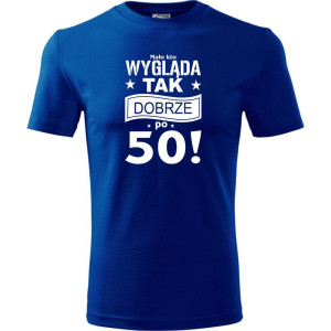 Męska koszulka - mało kto wygląda tak dobrze po 50