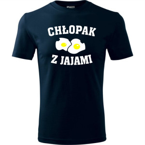 Męska koszulka - Chłopak z jajami