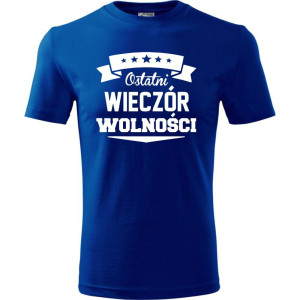 Męska koszulka - Ostatni wieczór wolności - wieczór kawalerski t-shirt od S-4XL