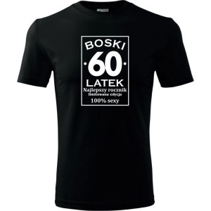 Męska koszulka - boski 60