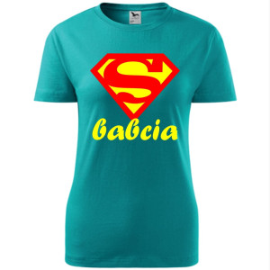 Damska koszulka - Super babcia.