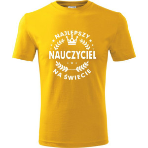 Męska koszulka - Najlepszy nauczyciel na świecie 05