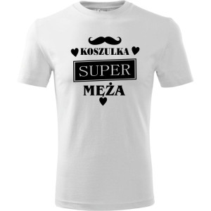 Męska koszulka - Koszulka super męża