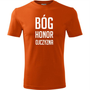 Męska koszulka - Bóg Honor Ojczyzna 3