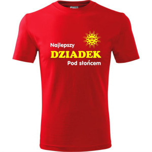 Męska koszulka - Najlepszy dziadek pod słońcem