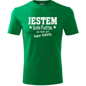 Męska koszulka - Jestem super facetem