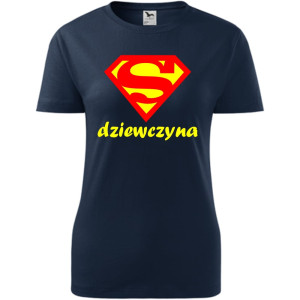 Damska koszulka - Super dziewczyna