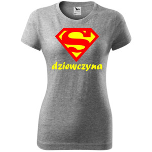 Damska koszulka - Super dziewczyna