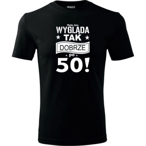 Męska koszulka - mało kto wygląda tak dobrze po 50