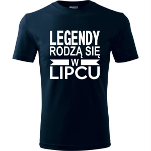 Męska koszulka - Legendy rodzą się w lipcu