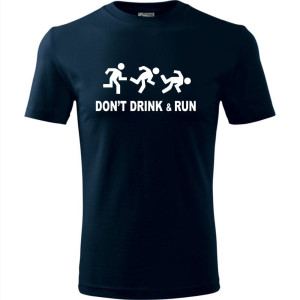 Męska koszulka - Don`t drink and run