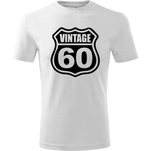 Męska koszulka - vintage 60
