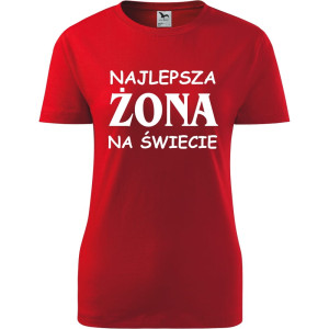 Damska koszulka - Najlepsza żona