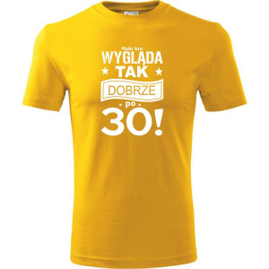 Męska koszulka - mało kto wygląda tak dobrze po 30