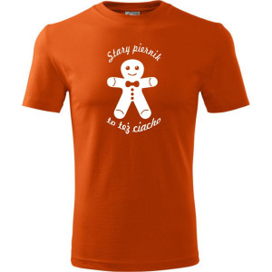 Męska koszulka - Stary piernik to też ciacho t-shirt prezent dla niego