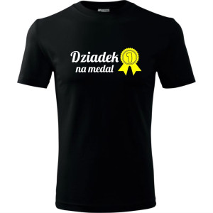 Męska koszulka - Dziadek na medal