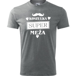 Męska koszulka - Koszulka super męża