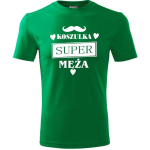 Męska koszulka - Koszulka super męża