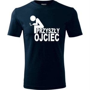 Męska koszulka - Przyszły ojciec