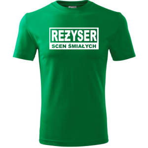 Męska koszulka - Reżyser scen śmiałych