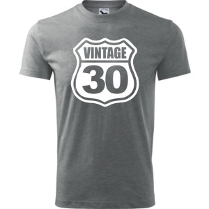 Męska koszulka - vintage 30
