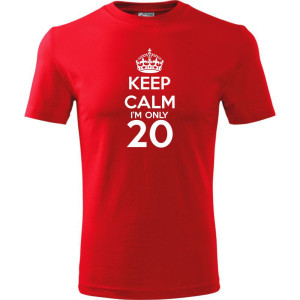 Męska koszulka - keep calm i'm only 20