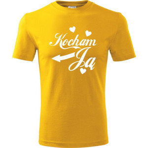 męska koszulka - kocham ją