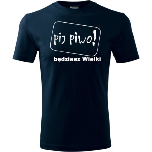 Męska koszulka - Pij piwo będziesz