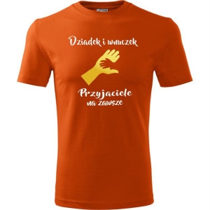 Męska koszulka - Dziadek i wnuczek, przyjaciele na zawsze