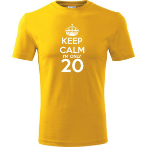 Męska koszulka - keep calm i'm only 20