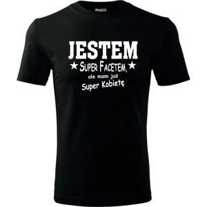 Męska koszulka - Jestem super facetem