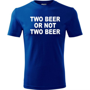 Męska koszulka - Two beer or not two beer