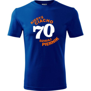 Męska koszulka - kiedyś ciacho 70 dzisiaj piernik