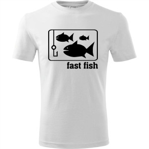 Męska koszulka dla Wędkarza - Fast fish